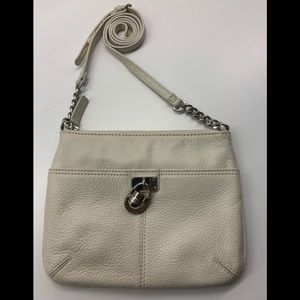 Calvin Klein Off White Locket Crossbody